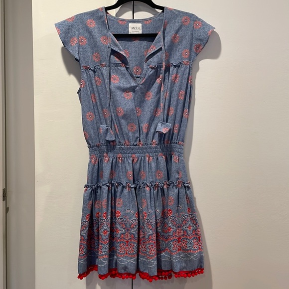 Perfect Condition Misa LA size Medium printed dress - Picture 1 of 5